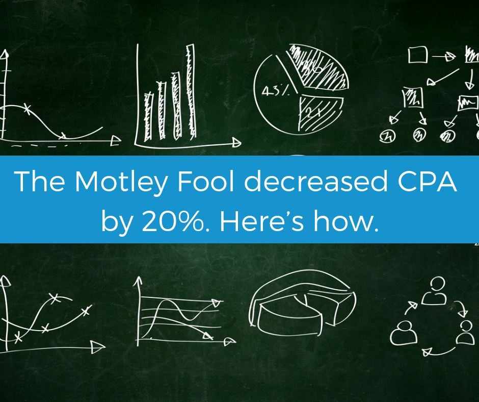 The Motley Fool decreased CPA by 20%. Here&rsquo;s how.