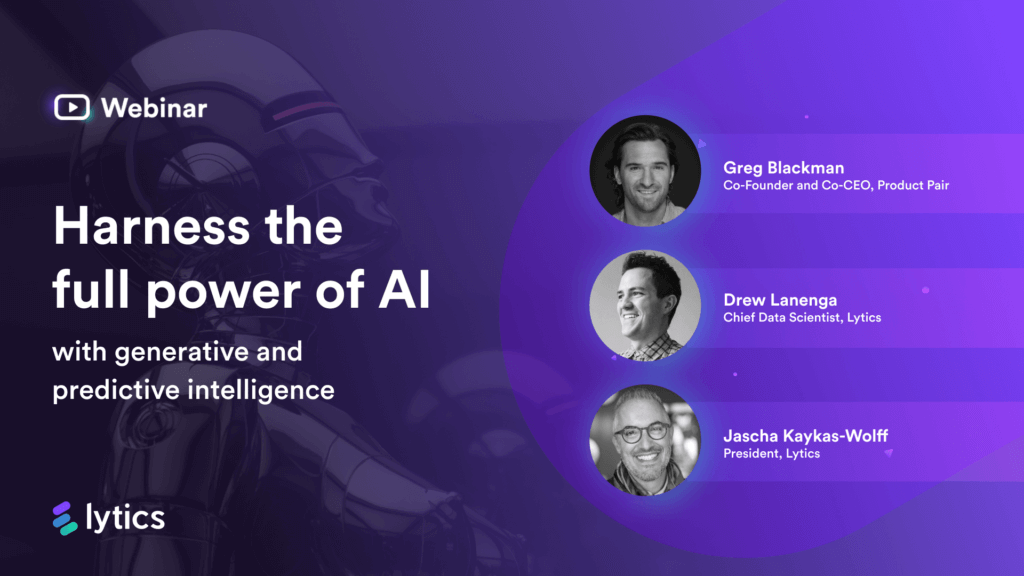 Harness the full power of AI with generative and predictive intelligence